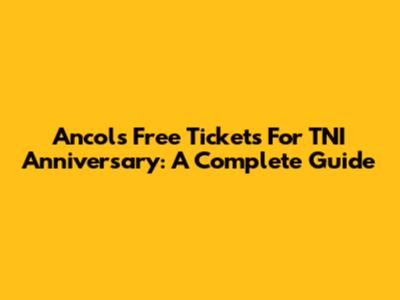 Ancol's Free Tickets For TNI Anniversary: A Complete Guide