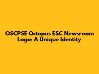 OSCPSE Octopus ESC Newsroom Logo: A Unique Identity