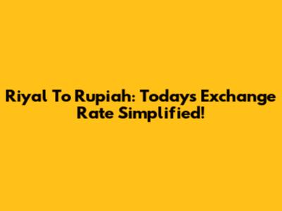Riyal To Rupiah: Today's Exchange Rate Simplified!