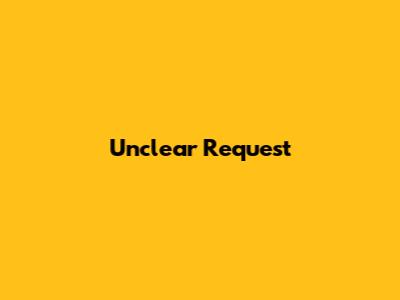 Unclear Request